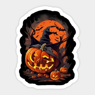 Halloween Pumpkin Sticker